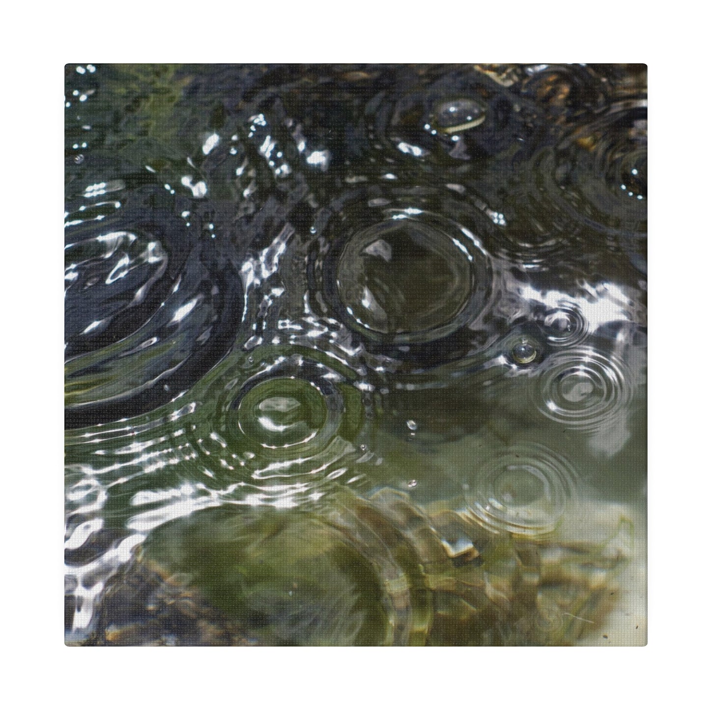 Ripples in Water Print, Matte Canvas, Stretched, 0.75"