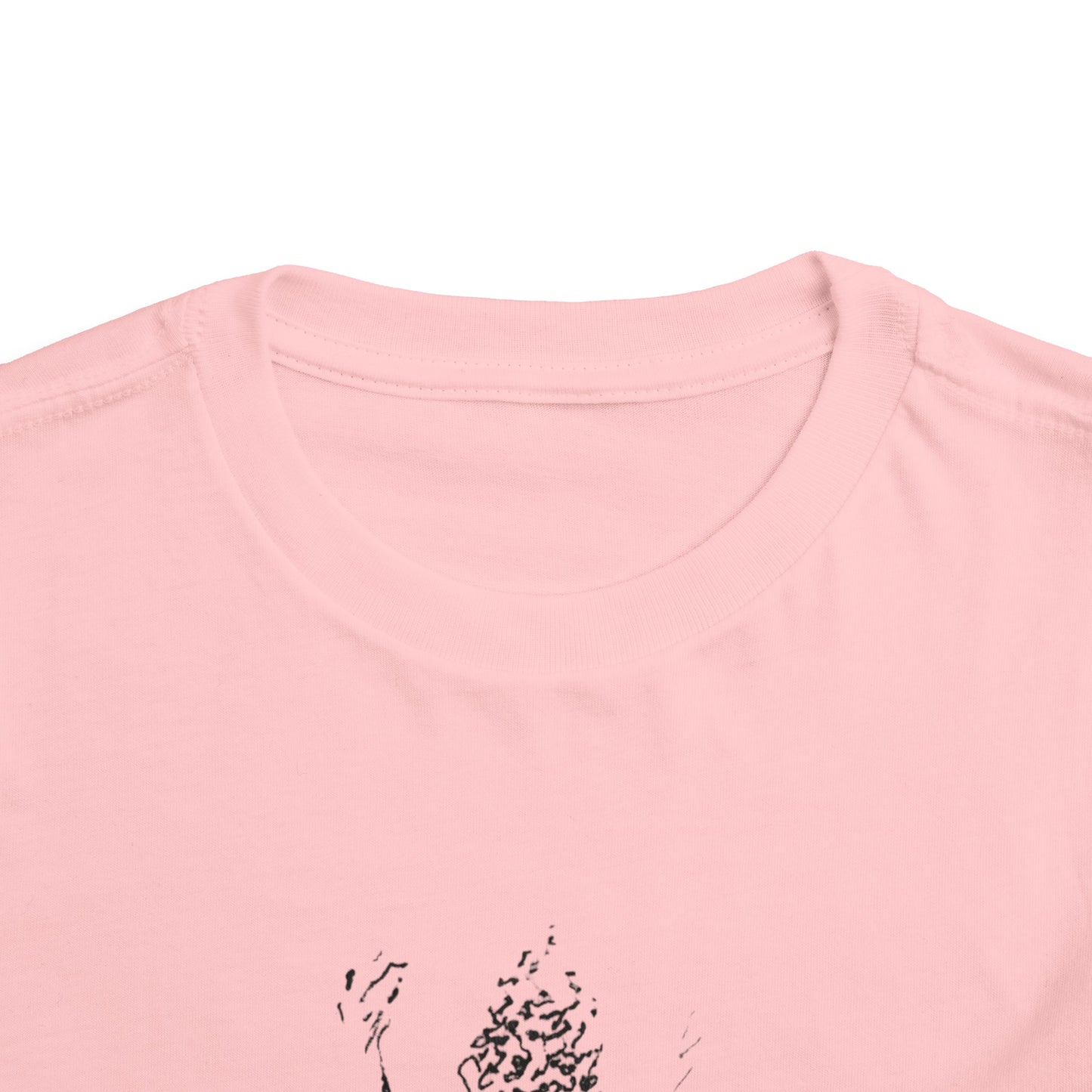 Flower Sketch #1, Toddler Short Sleeve Tee