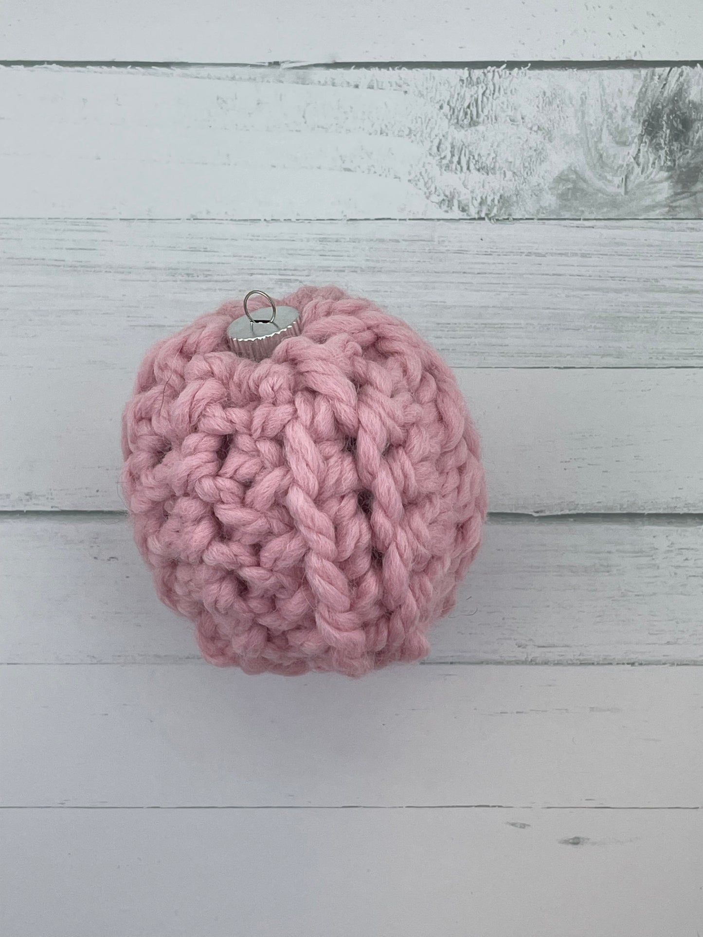 Blossom Pink Crochet Ornament Set (4)