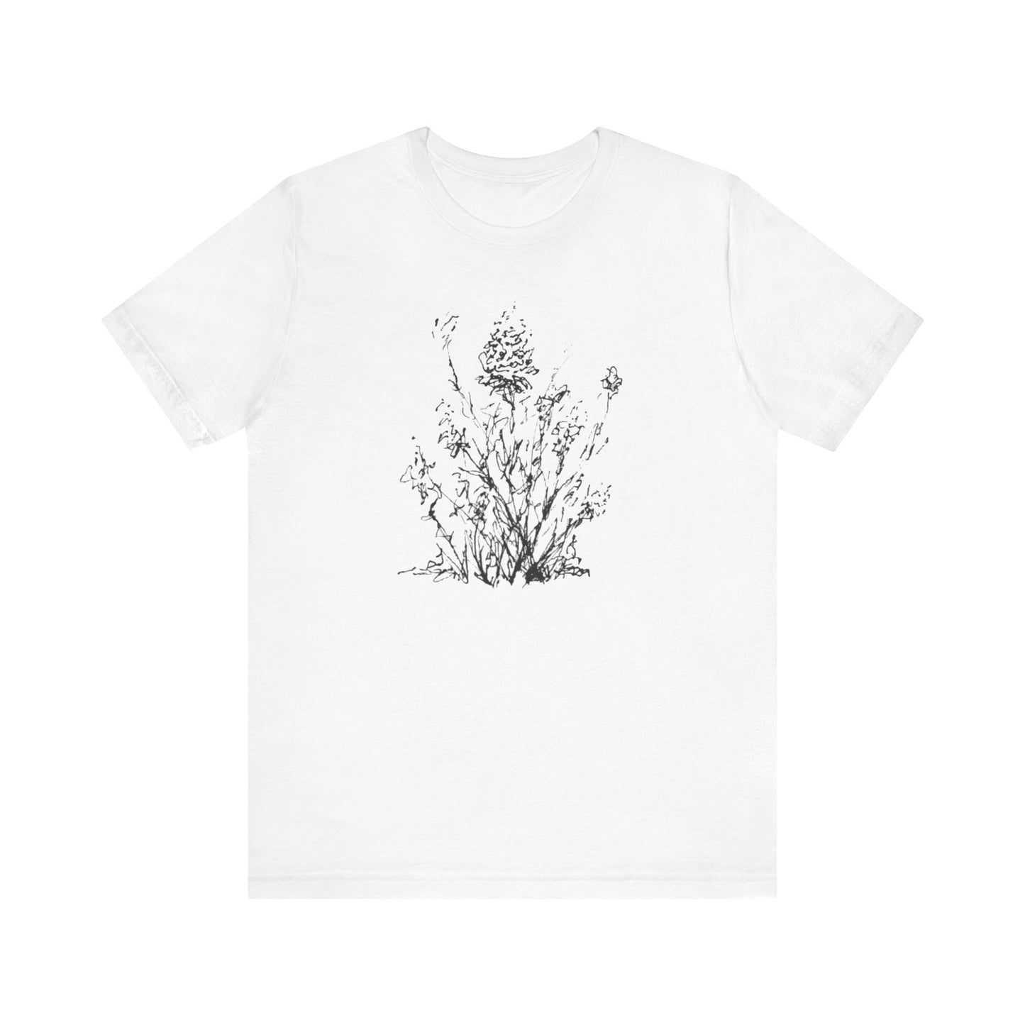 Flower Sketch #1 Short Sleeve Tee