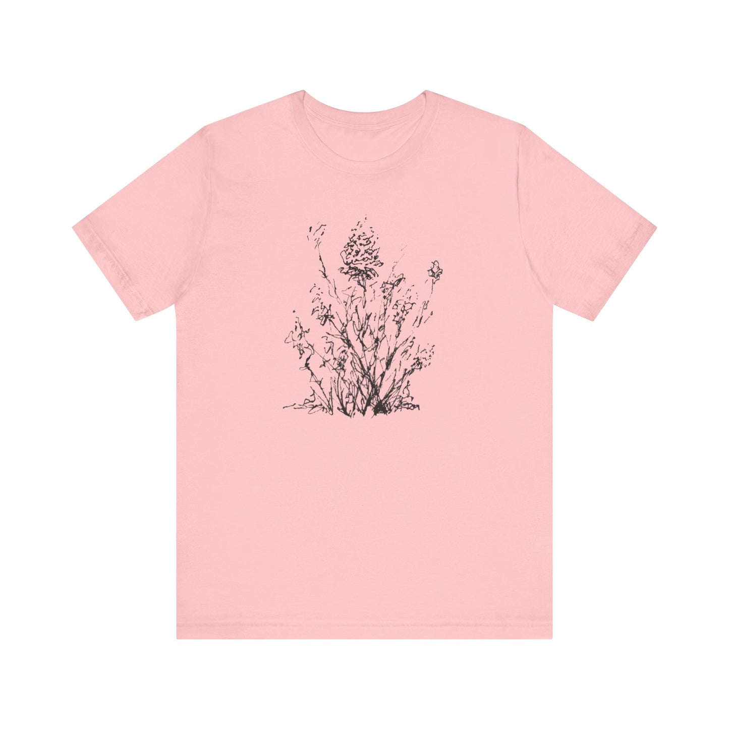 Flower Sketch #1 Short Sleeve Tee