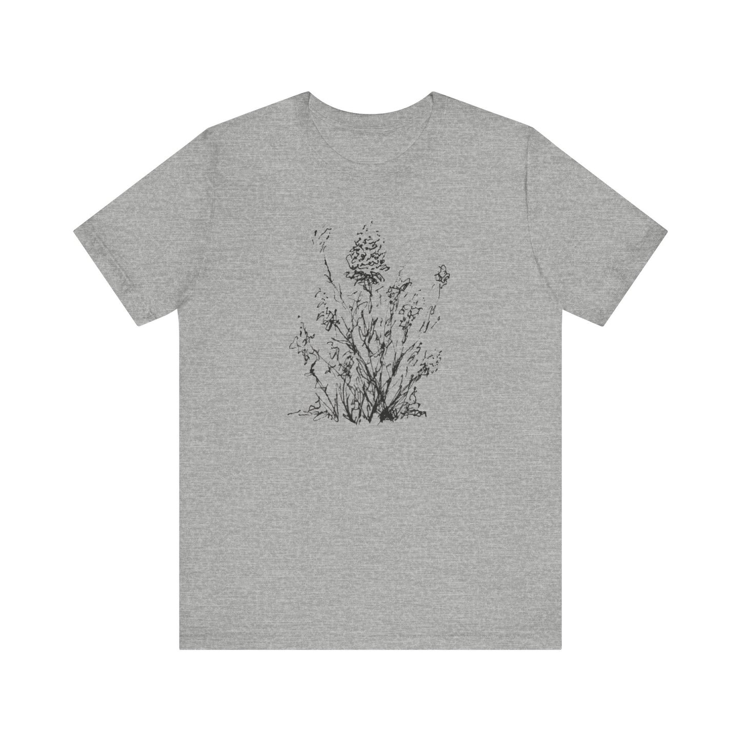 Flower Sketch #1 Short Sleeve Tee