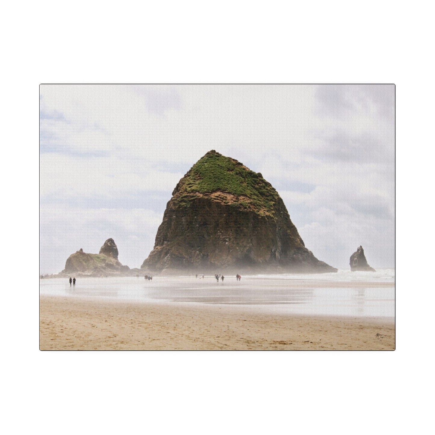 Oregon Inspired - Haystack #2 Print, Matte Canvas, Stretched, 0.75"