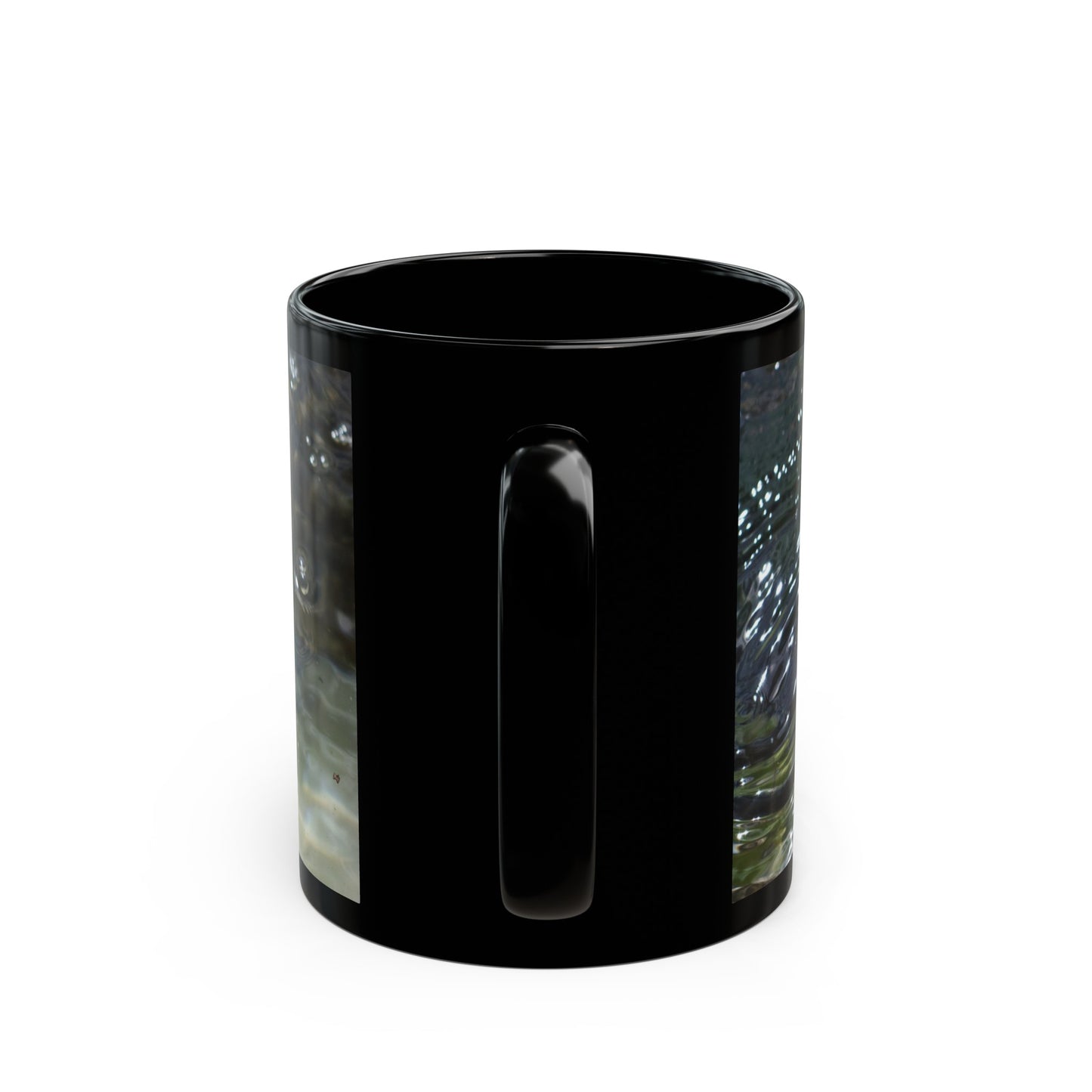 Ripples in Water Black Mug