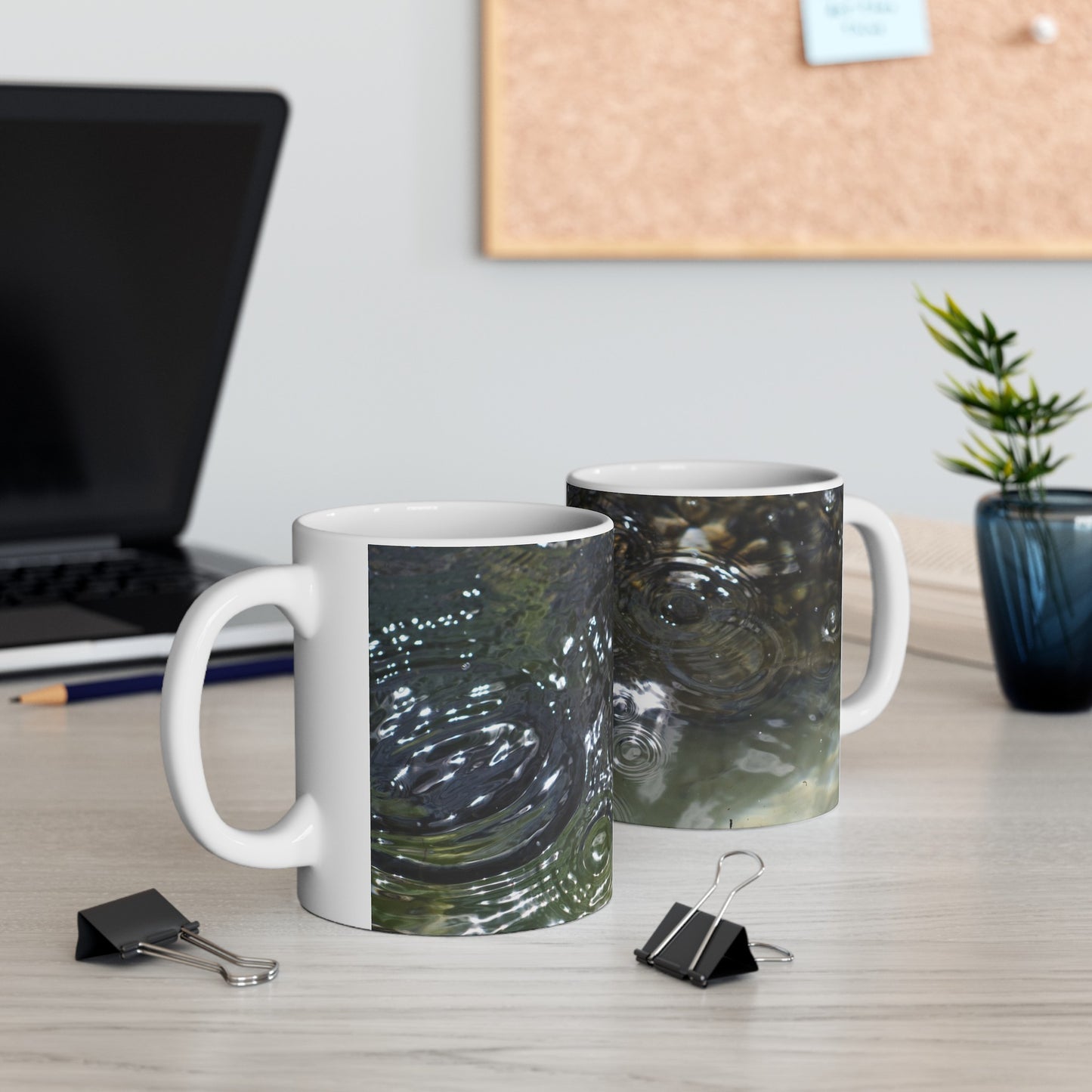 Ripples in Water White Mug