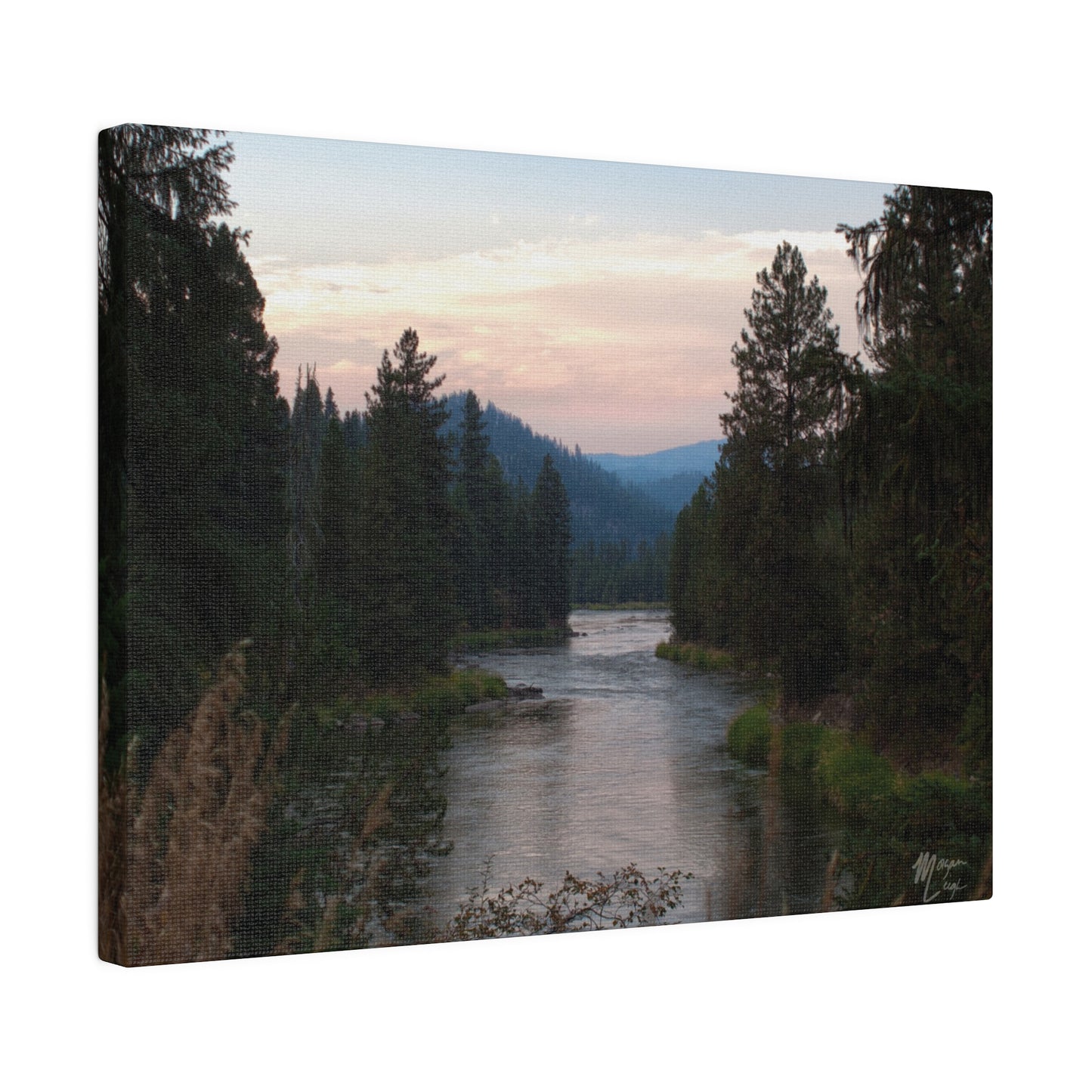 First Taste of Idaho - Payette River, Matte Canvas, Stretched, 0.75"