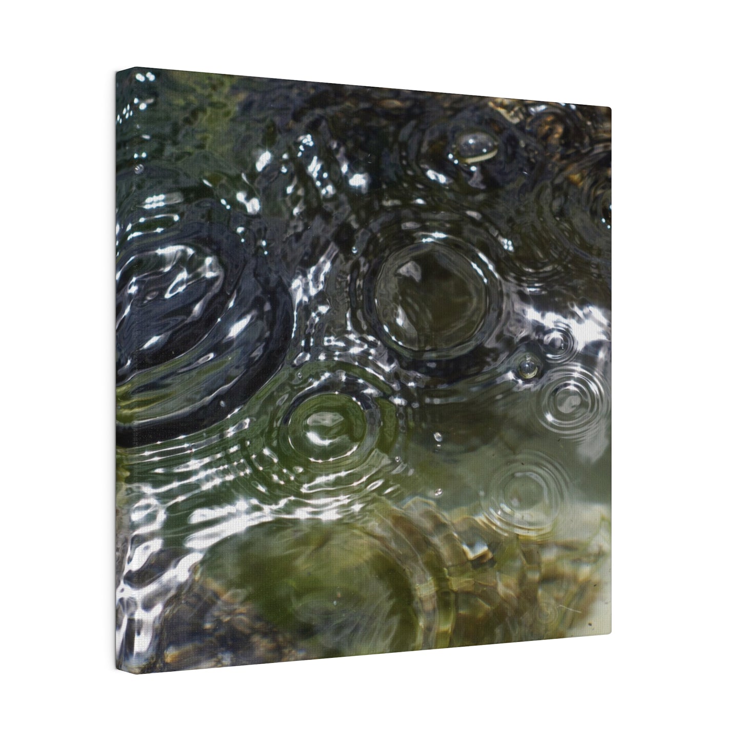 Ripples in Water Print, Matte Canvas, Stretched, 0.75"