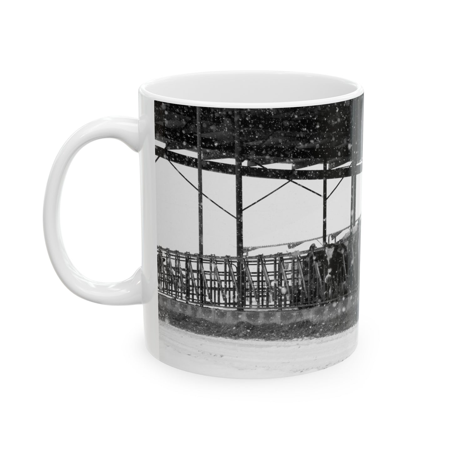 Idaho Snowy Dairy Cows Mug