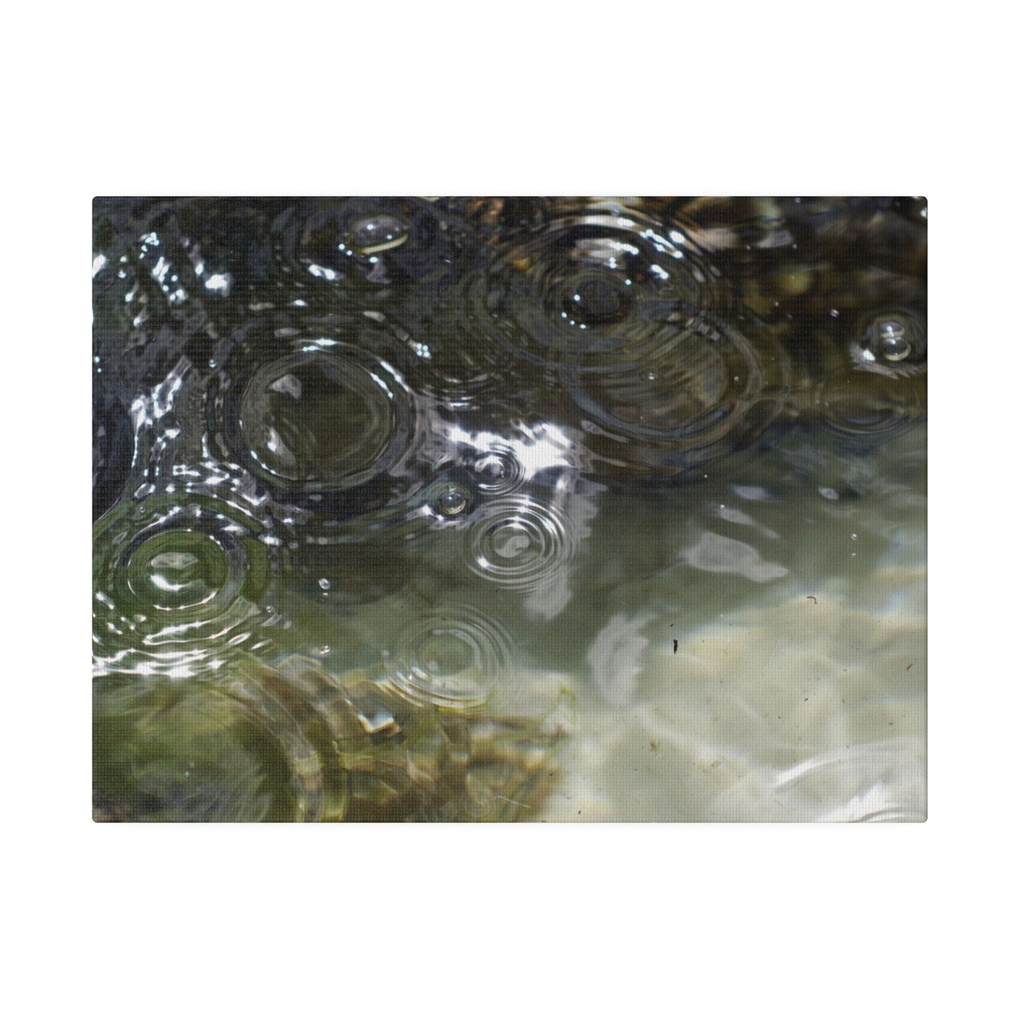 Ripples in Water Print, Matte Canvas, Stretched, 0.75"