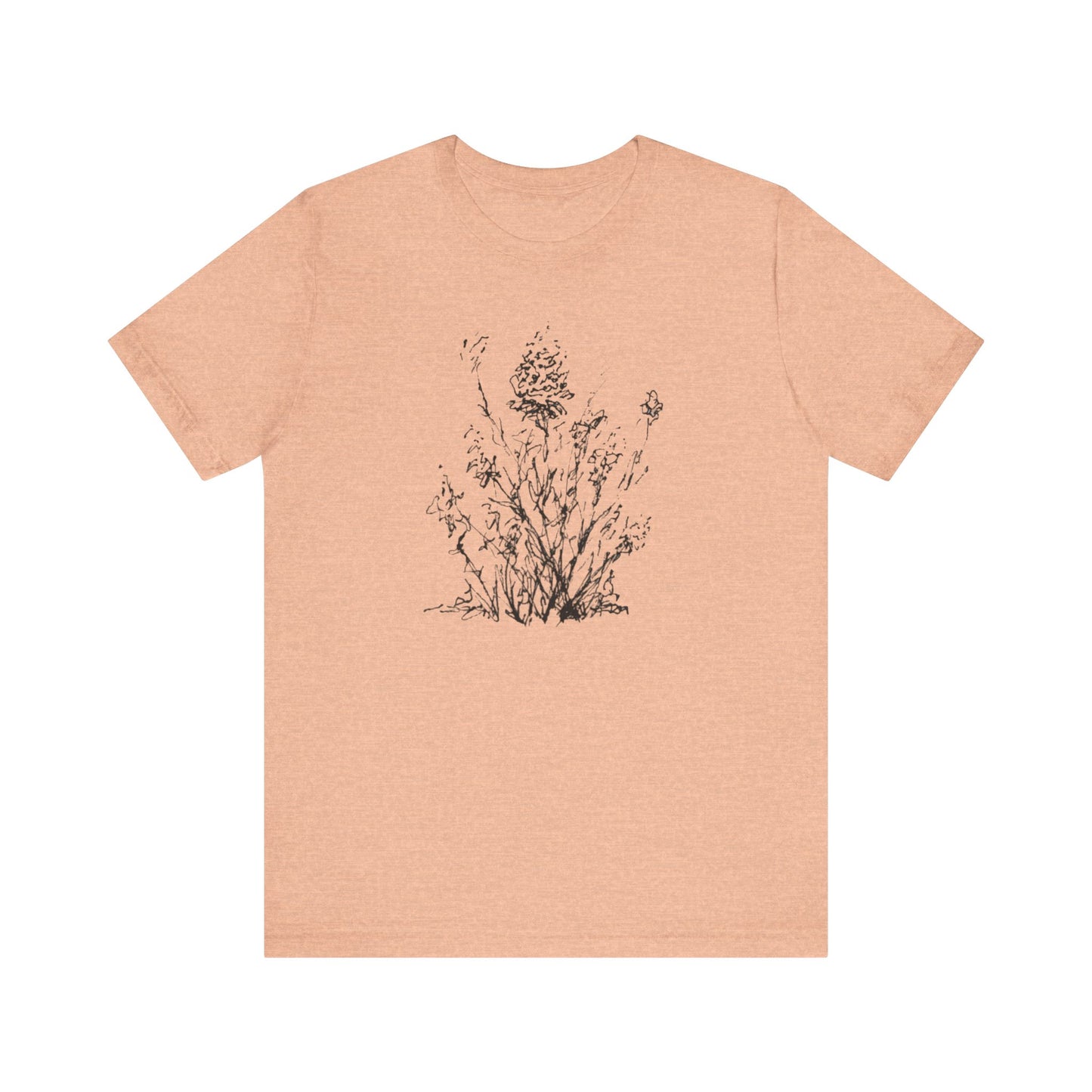 Flower Sketch #1 Short Sleeve Tee