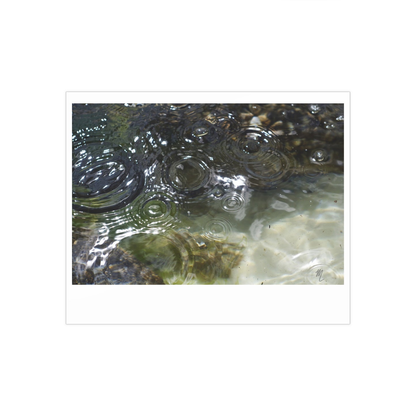 Ripples in the Water Print