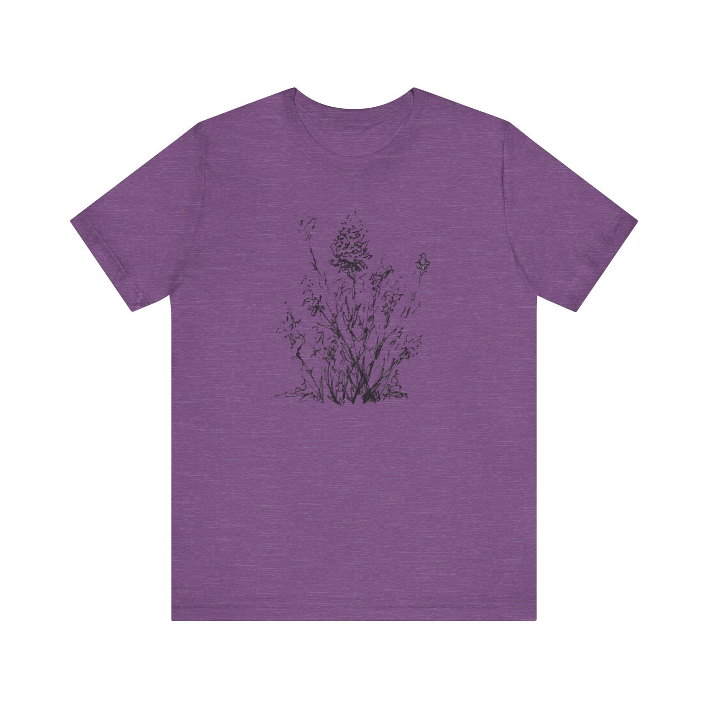 Flower Sketch #1 Short Sleeve Tee