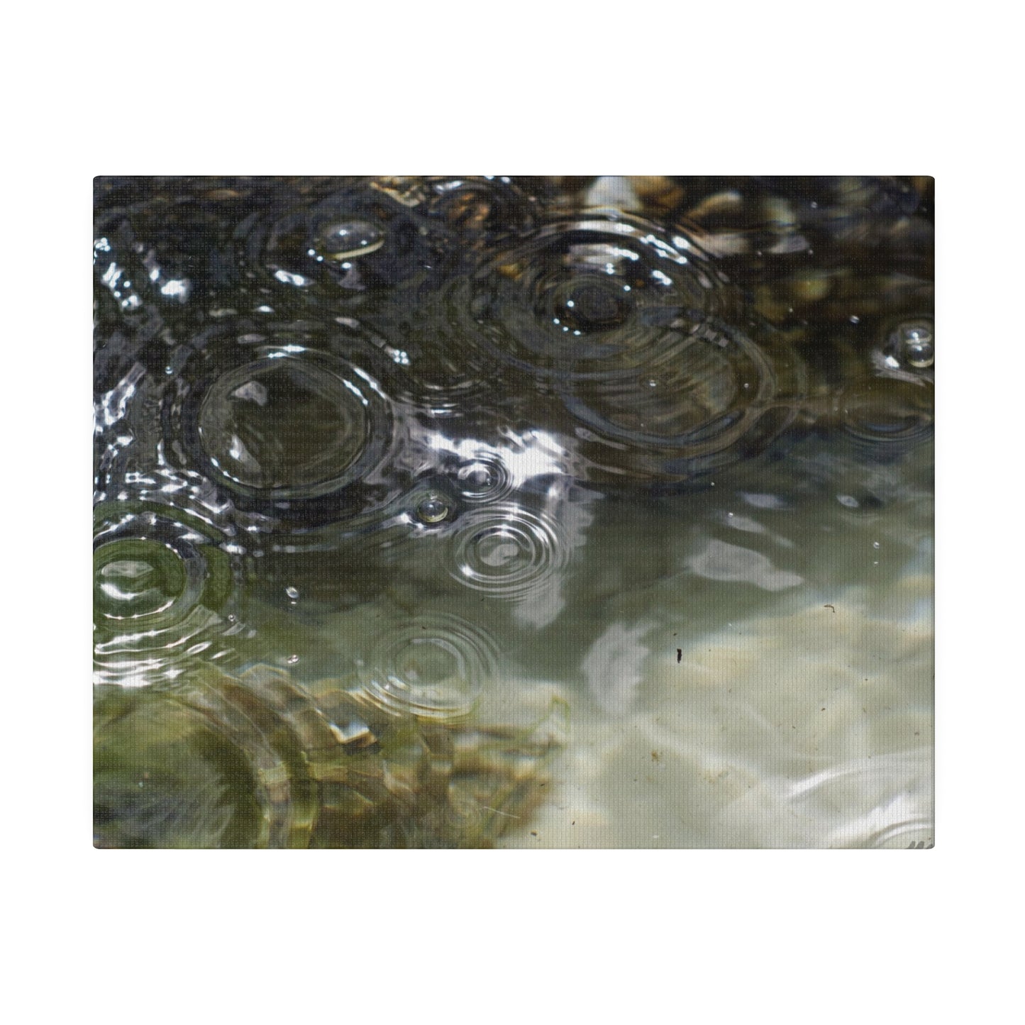 Ripples in Water Print, Matte Canvas, Stretched, 0.75"