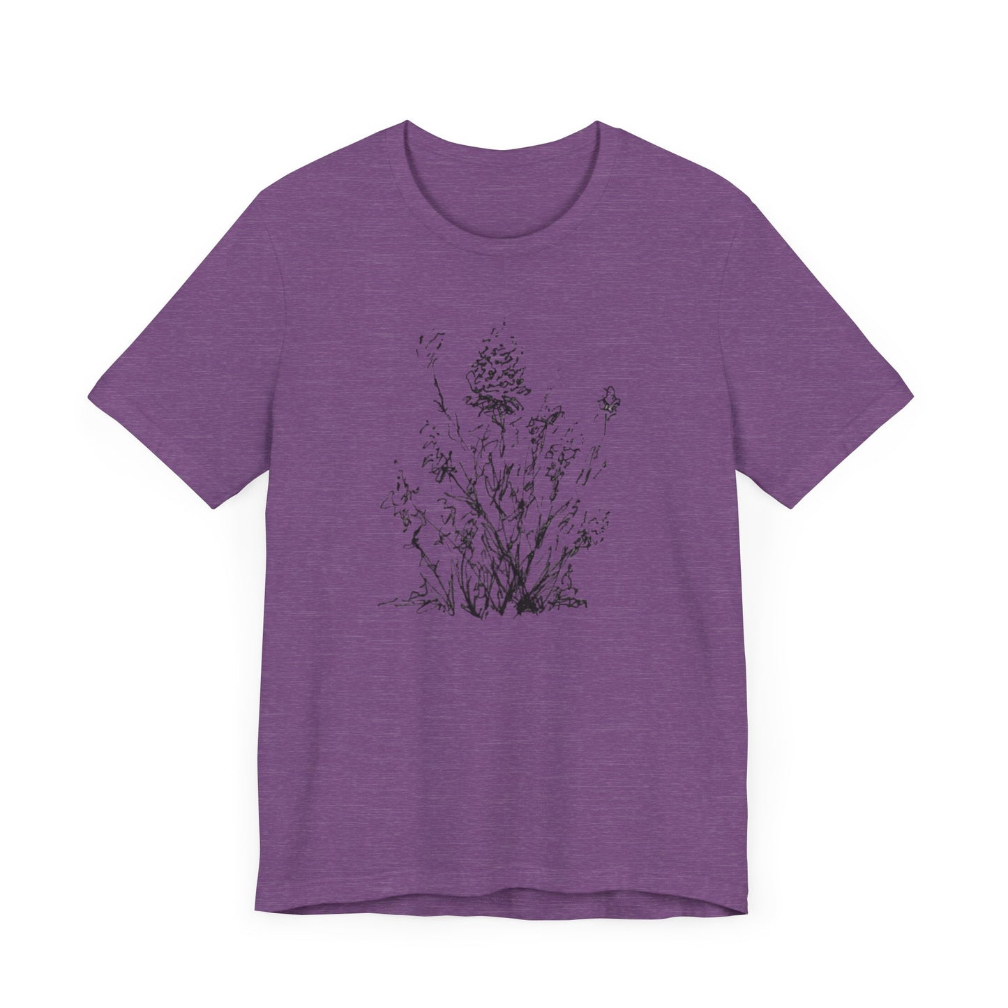 Flower Sketch #1 Short Sleeve Tee