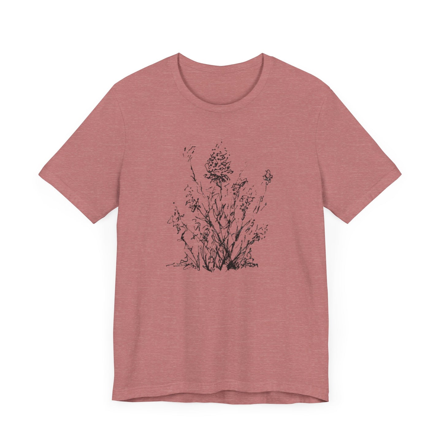 Flower Sketch #1 Short Sleeve Tee