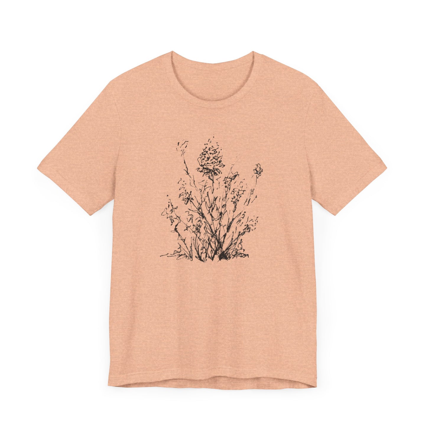 Flower Sketch #1 Short Sleeve Tee