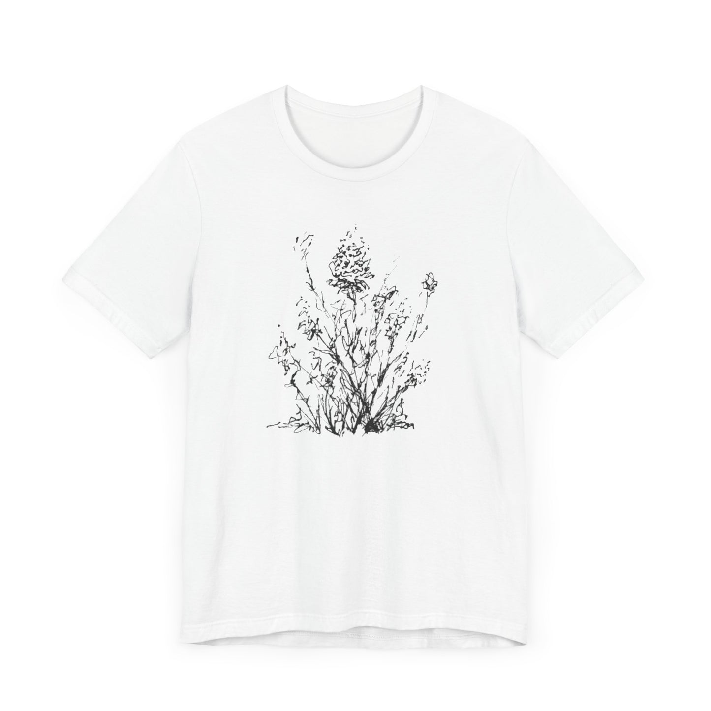 Flower Sketch #1 Short Sleeve Tee